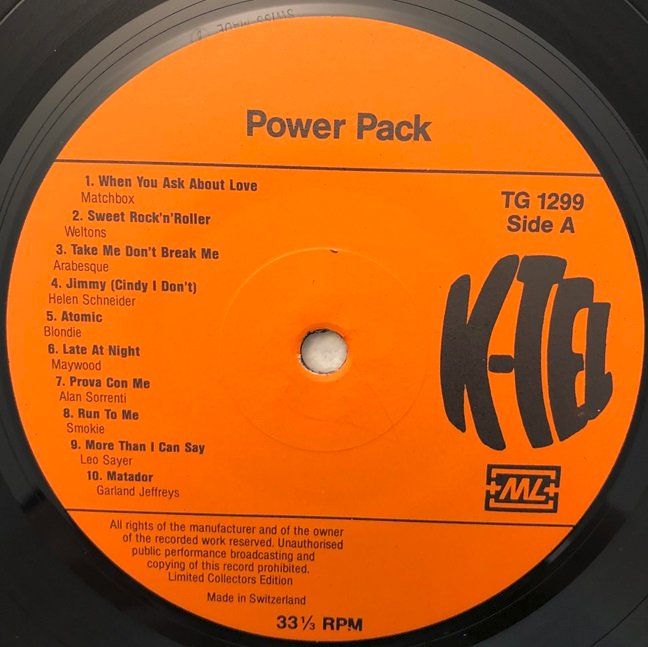 Dischi in vinile: Power Pack (LP) – Usato da Grüningen venduto da azulvinyl 2