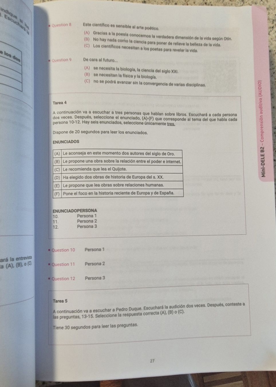 Libri: Livre 200% DELE B2 Espagnol – Nuovo (secondo la descrizione) da Meyrin venduto da Jogch 2