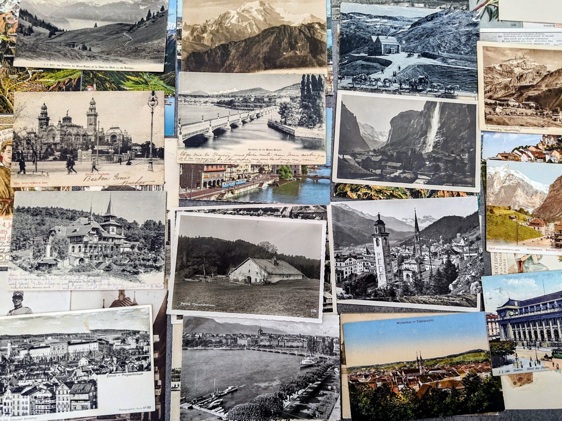 Cartoline postali: +++158 URALTE CH-ANSICHTSKARTEN-SAMMLUNG GANZE CH+++ AB 1.- – Usato da Zürich venduto da Sespitreres 7