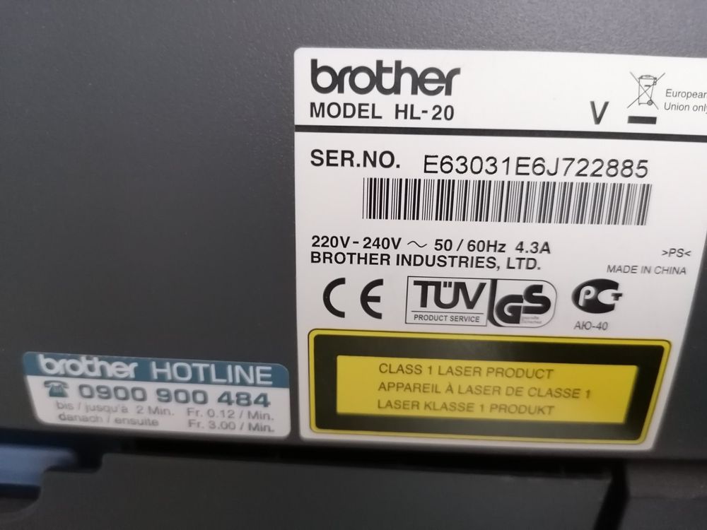 Brother Laser Printer, HL2030 Kaufen auf Ricardo
