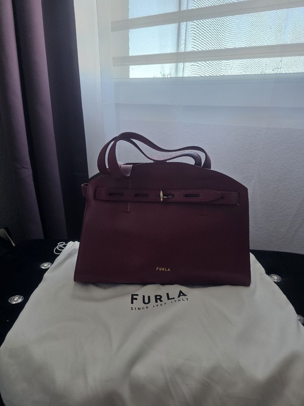 Furla Borse da donna: Sac Furla , Bordeaux – Nuovo e nell'imballaggio originale da Formangueires venduto da fab_q6h8