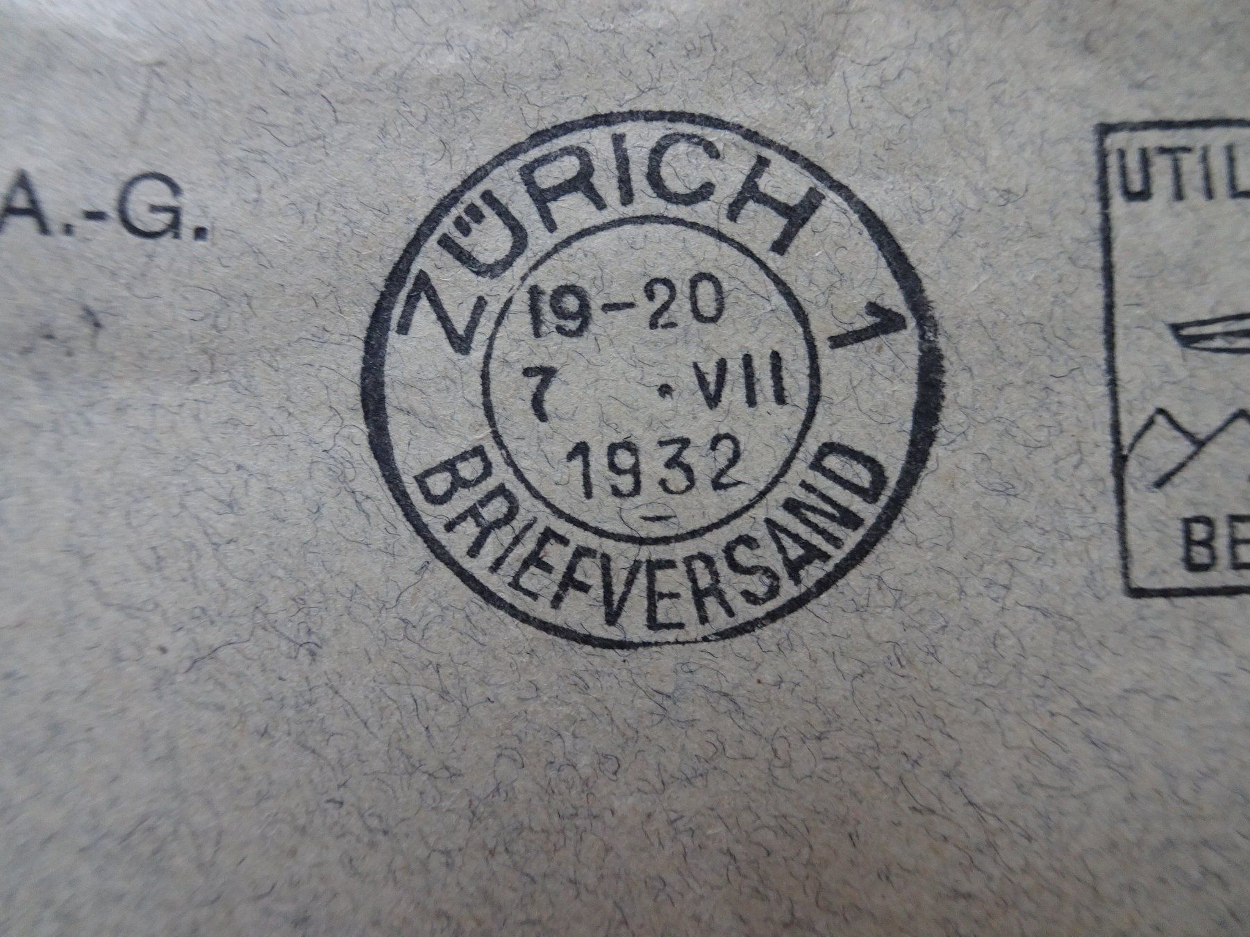 Alle Briefmarken: 1932 – Gebraucht aus Aadorf von Chnorli-Furz 1