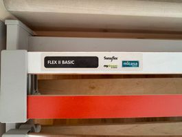 Lit mezzanine FLEXA 90cm blanc
