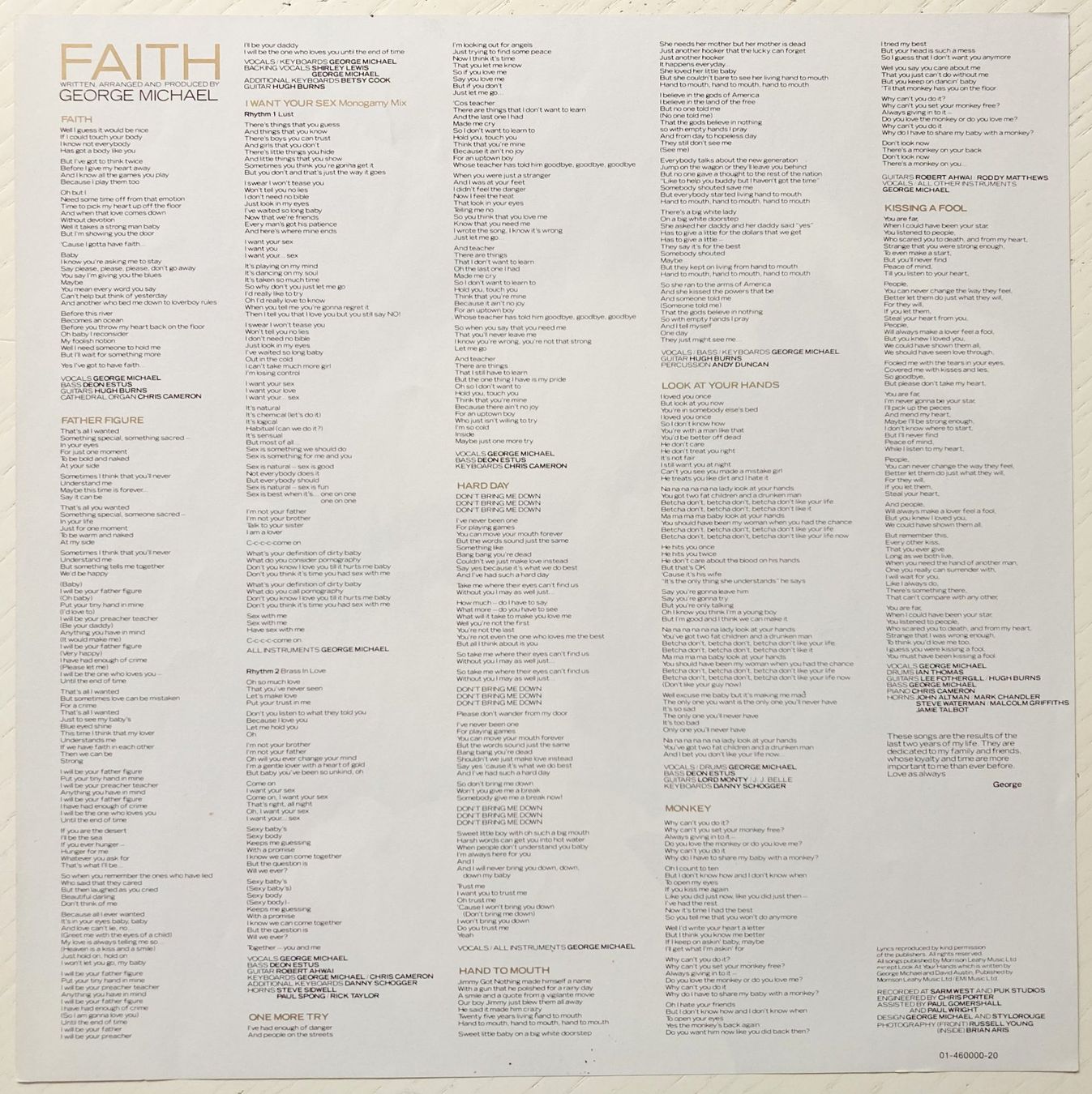 Schallplatten: WHAM! / GEORGE MICHAEL - FAITH – Gebraucht aus Bottens von hotter-than-hell 4