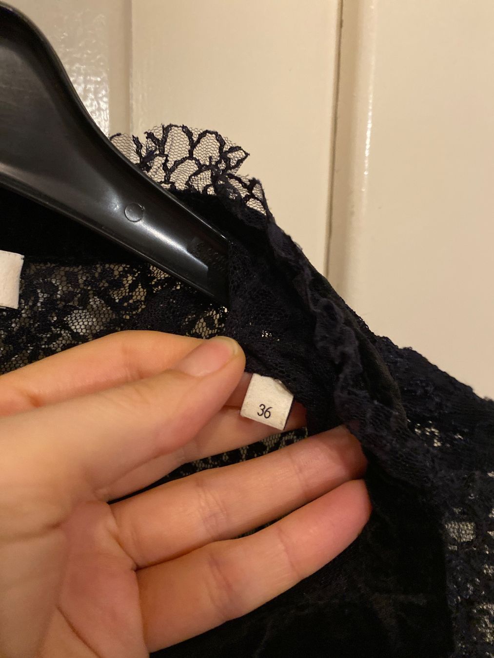 Sandro Vestiti: Sandro Spitzenkleid Gr 36 dunkelblau – Usato da Langenthal venduto da morena86 4