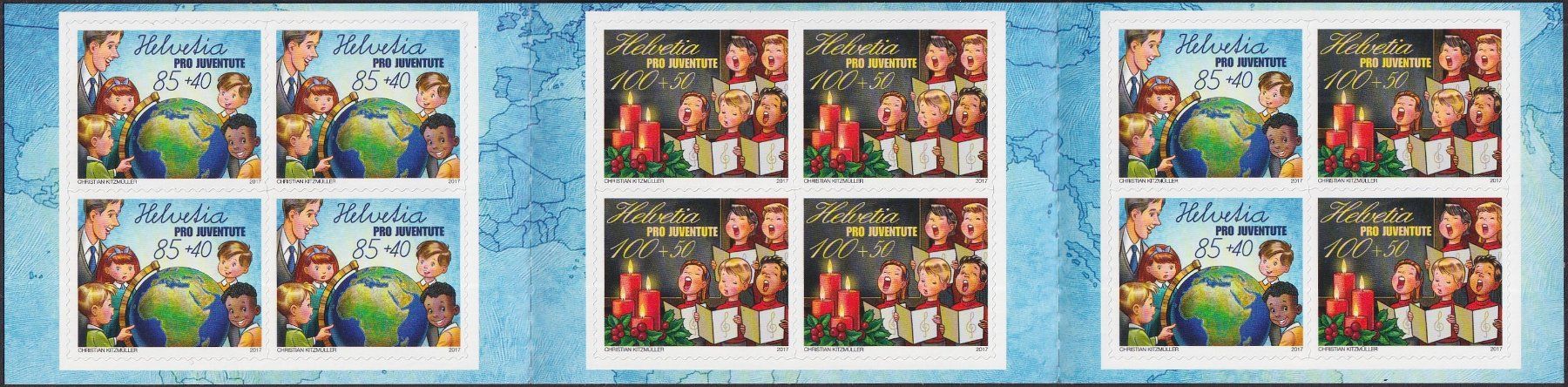 Tutti i francobolli: 2017: Pro Juventute 66 (Markenheft): postfrisch ** Kat: 45.- – Usato da Sursee venduto da Luzernerraute 1