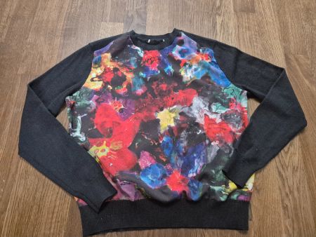 H&M wool pullover floral print size S