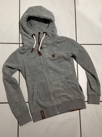Naketano Kapuzenjacke grau Grösse S
