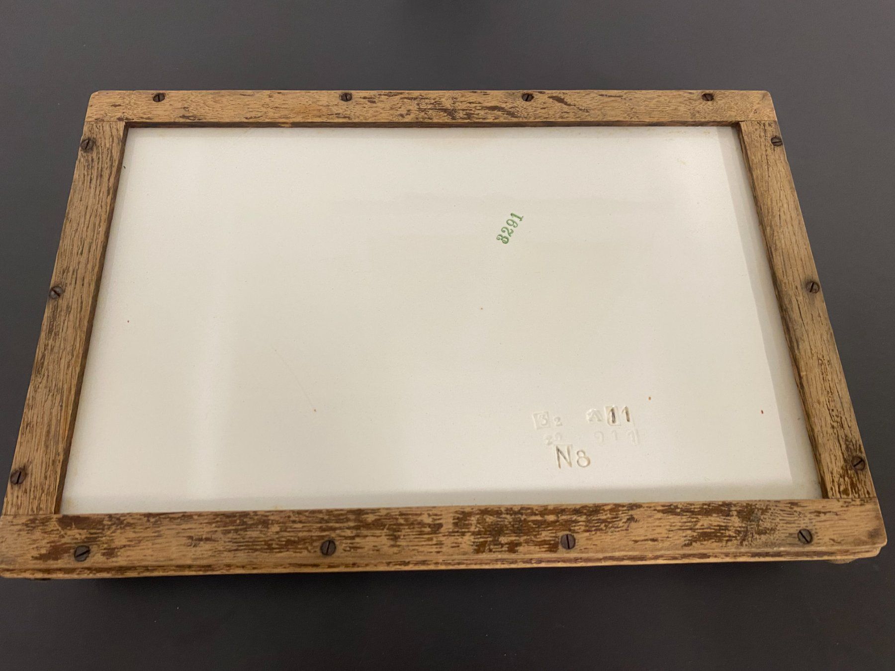 Piatti di portata: Serviertablett mit Keramik - antik – Usato da Unterterzen venduto da bac_287t 5