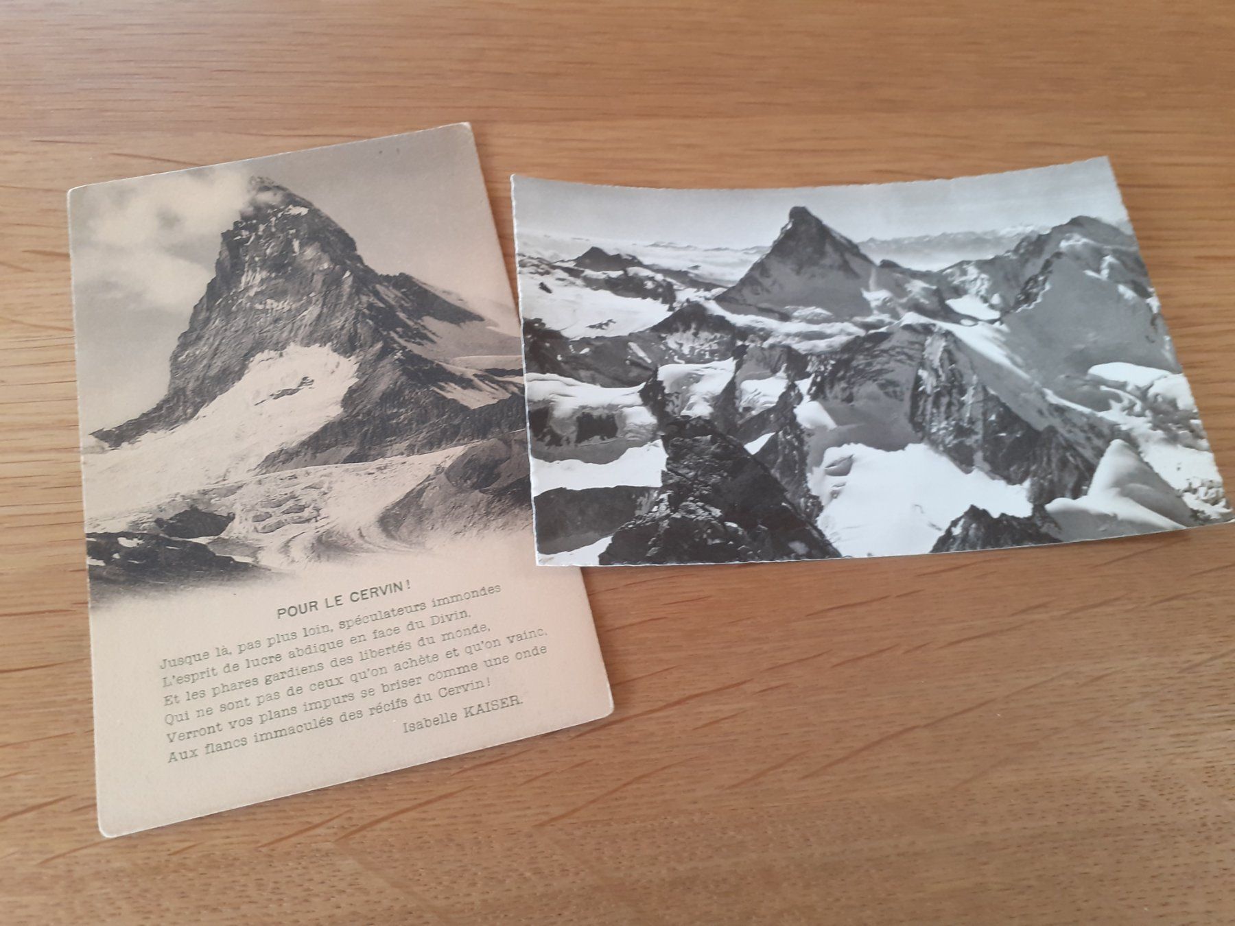 Ansichtskarten: ZERMATT - MATTERHORN - POUR le CERVIN - GORNERGRAT – Gebraucht aus Winterthur von Ornyx7