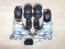 Inline Skates ROLLER B  Grösse 40,5 mit Gelenkschütz
