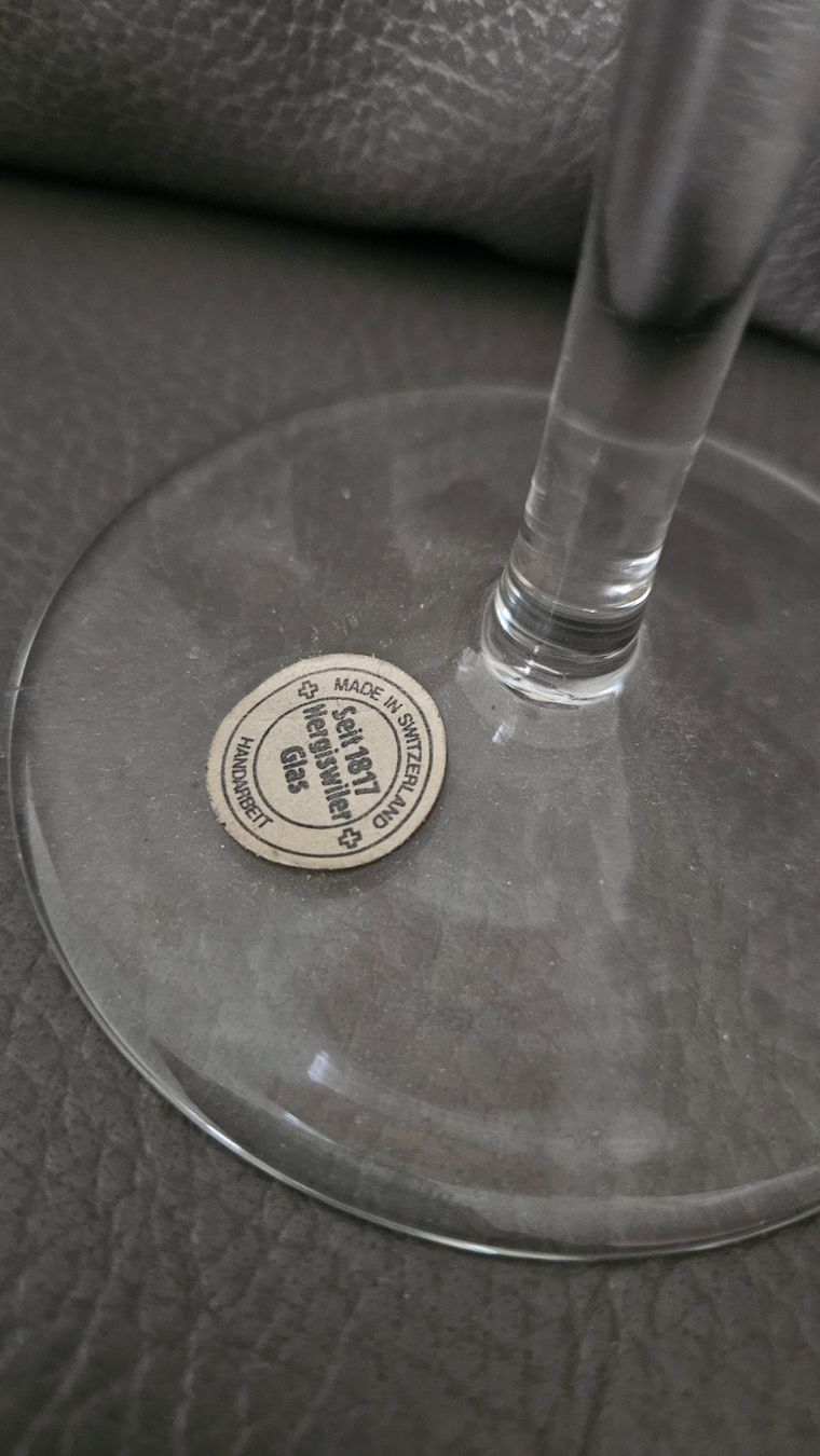 Glasi Hergiswil Bicchieri: Grande bicchiere Hergiswiler Glas – Usato da Melano venduto da H-Sara 2