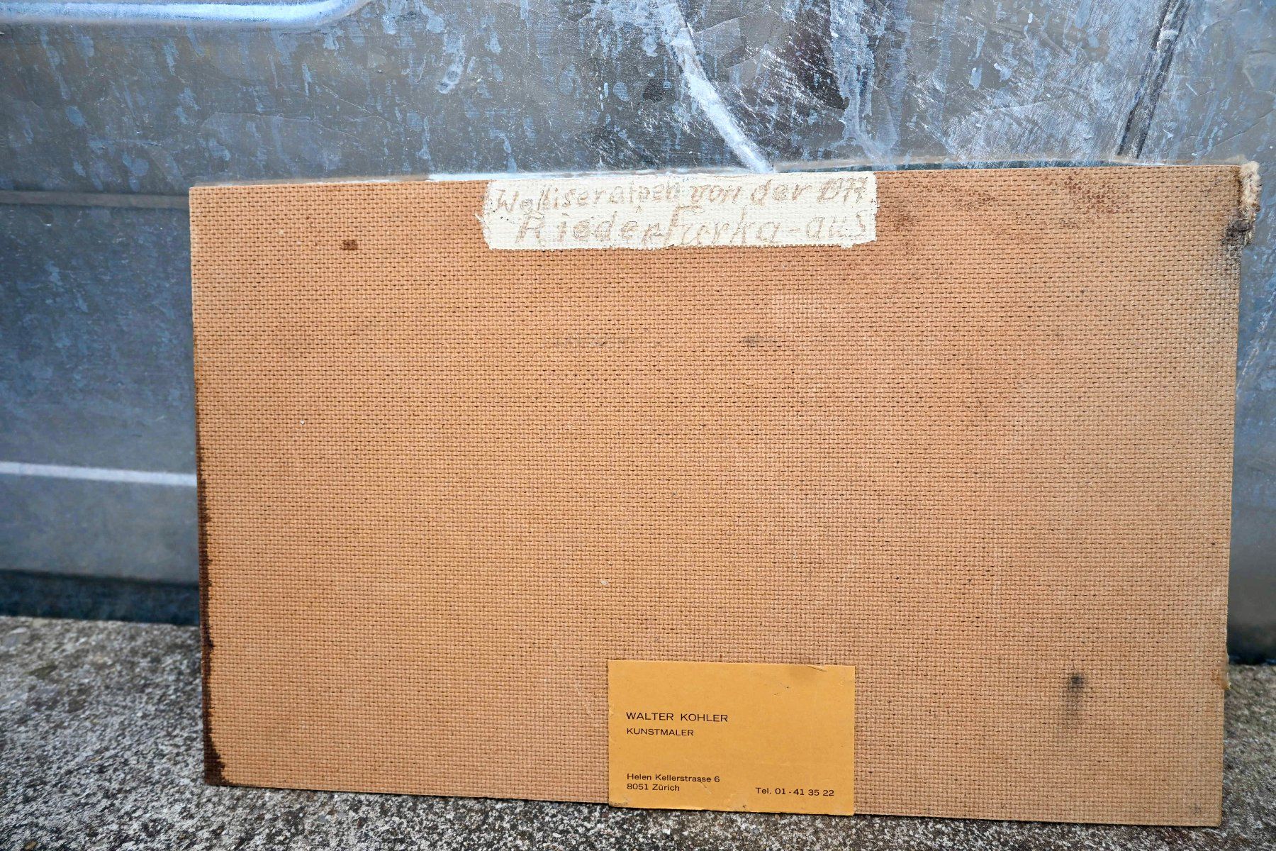 Dipinti: Gemälde - Walliseralpen von der Rieder - Walter Kohler ZH 77 – Usato da Pfaffhausen venduto da mono_rec 8