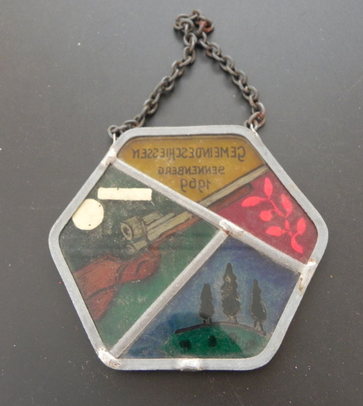 Medaillen: Altes Abzeichen Gemeindeschiessen Sennenberg 1969 – Gebraucht aus Biel/Bienne von Gogolozi 2