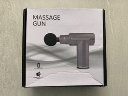 Massagepistole mit 4 Aufsätzen, 6 Stufen, Akku, 30W
