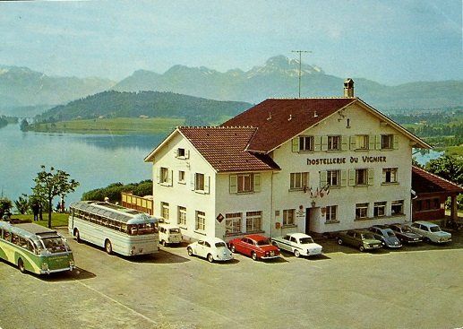 Cartoline postali: AVRY-DEVANT-PONT Hostellerie du Vignier, Auto, Bus – Nuovo (secondo la descrizione) da Jona venduto da philajona