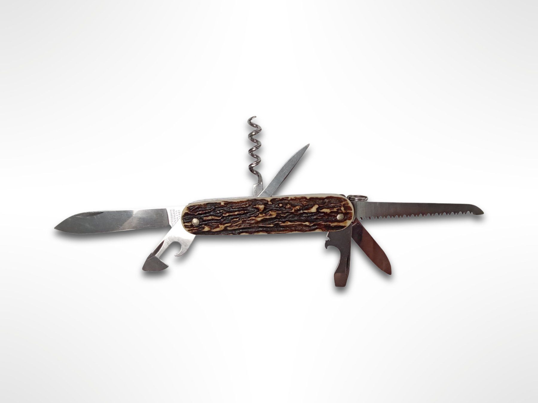 Victorinox Coltelli tascabile: Victorinox Hirschhorn Taschenmesser ''Camper'' – Usato da Suhr venduto da Restwert_Suhr