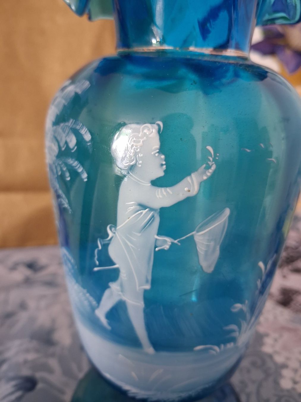Vasen & Gefässe: Mary Gregory Vase – Gebraucht aus Thun von gabiname 1