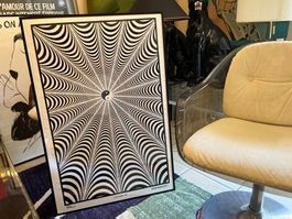 Affiche vintage ying yang