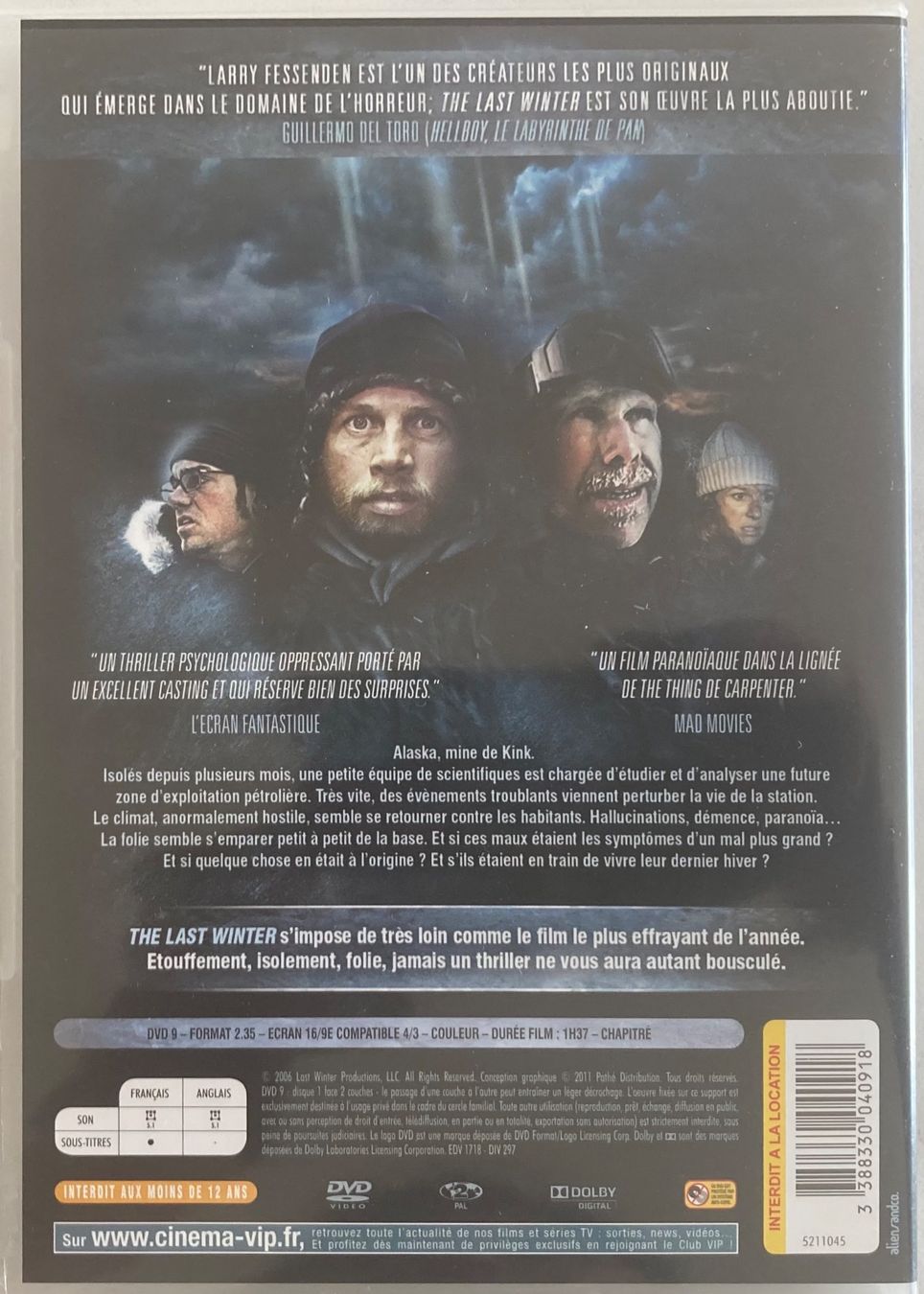 Tutti i DVDs: THE LAST WINTER – Usato da Poliez-Pittet venduto da Newtown-Records 3