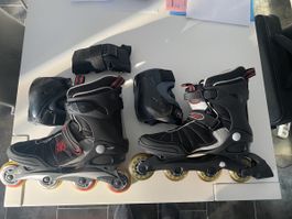 Rollerblades und Gelenkschutz