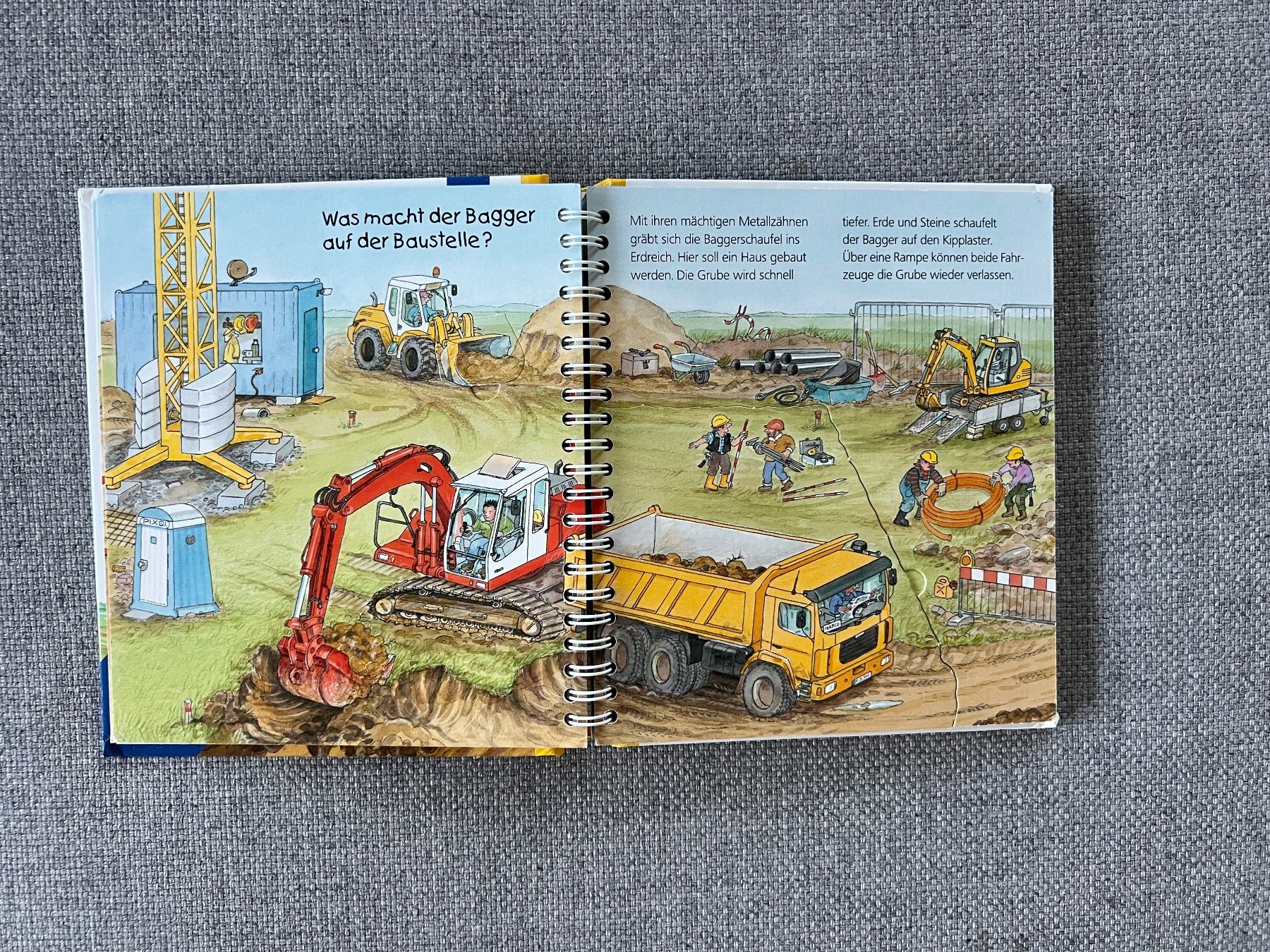 Bücher: Der Bagger * Wieso Weshalb Warum Junior – Gebraucht aus Ennetbaden von mapa05 3