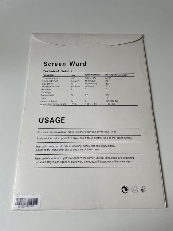 Displayschutzfolie für Surface, Neu und OVP 2