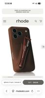 New rhode lip phone case iphone 15 pro bronze