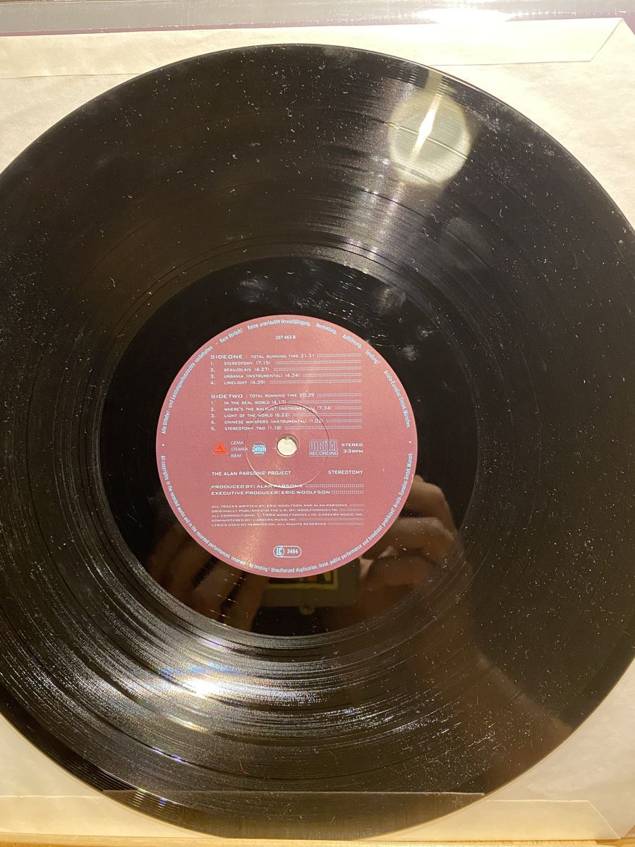Schallplatten: The Alan Parsons Project Stereotomy – Gebraucht aus Zürich von markus234 5
