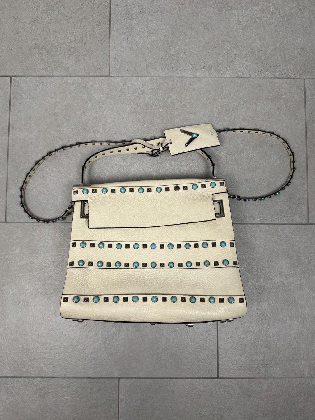 Valentino Taschen für Damen: Valentino Garavani SS 2016 My Rockstud Top Handle Bag – Gebraucht aus Biel/Bienne von sami0788480082