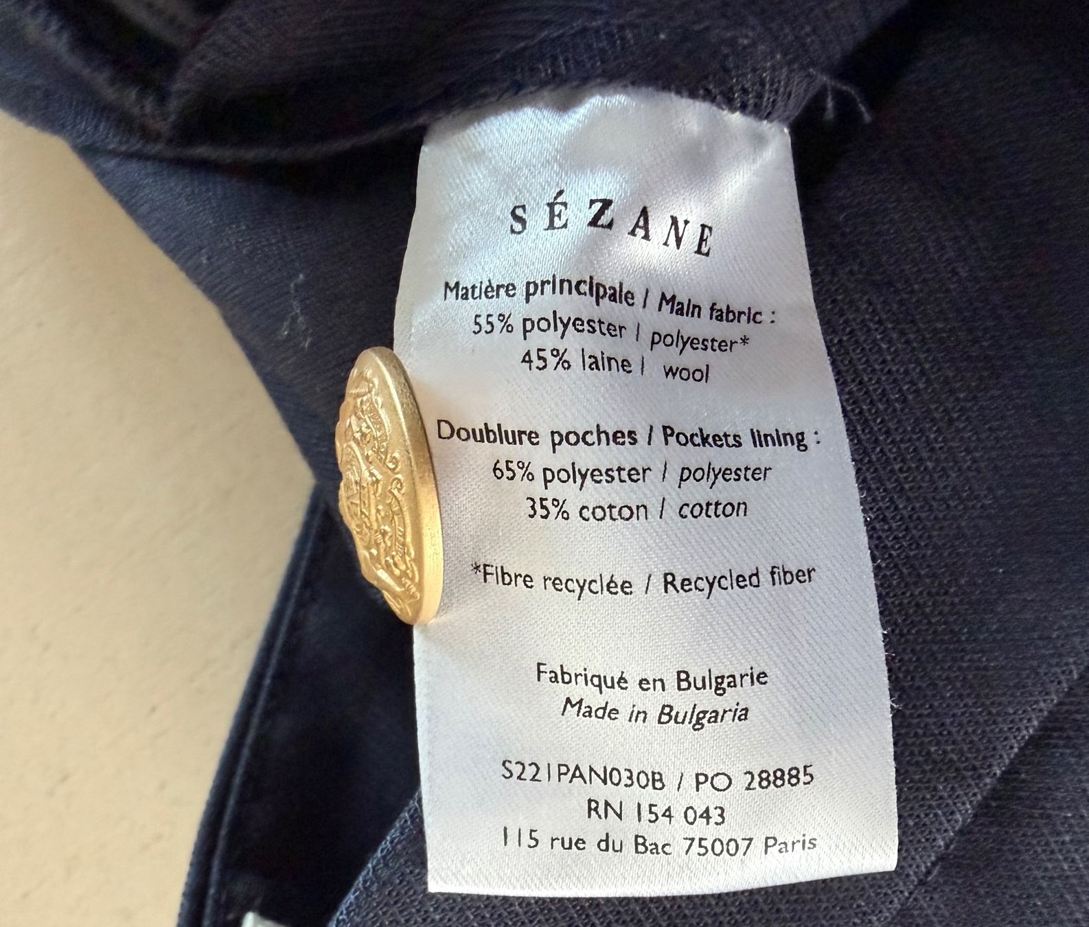 Sezane Pantalons: SÉZANE Hose Marino 💙 – D'occasion à Zürich par ClosetQueen 9