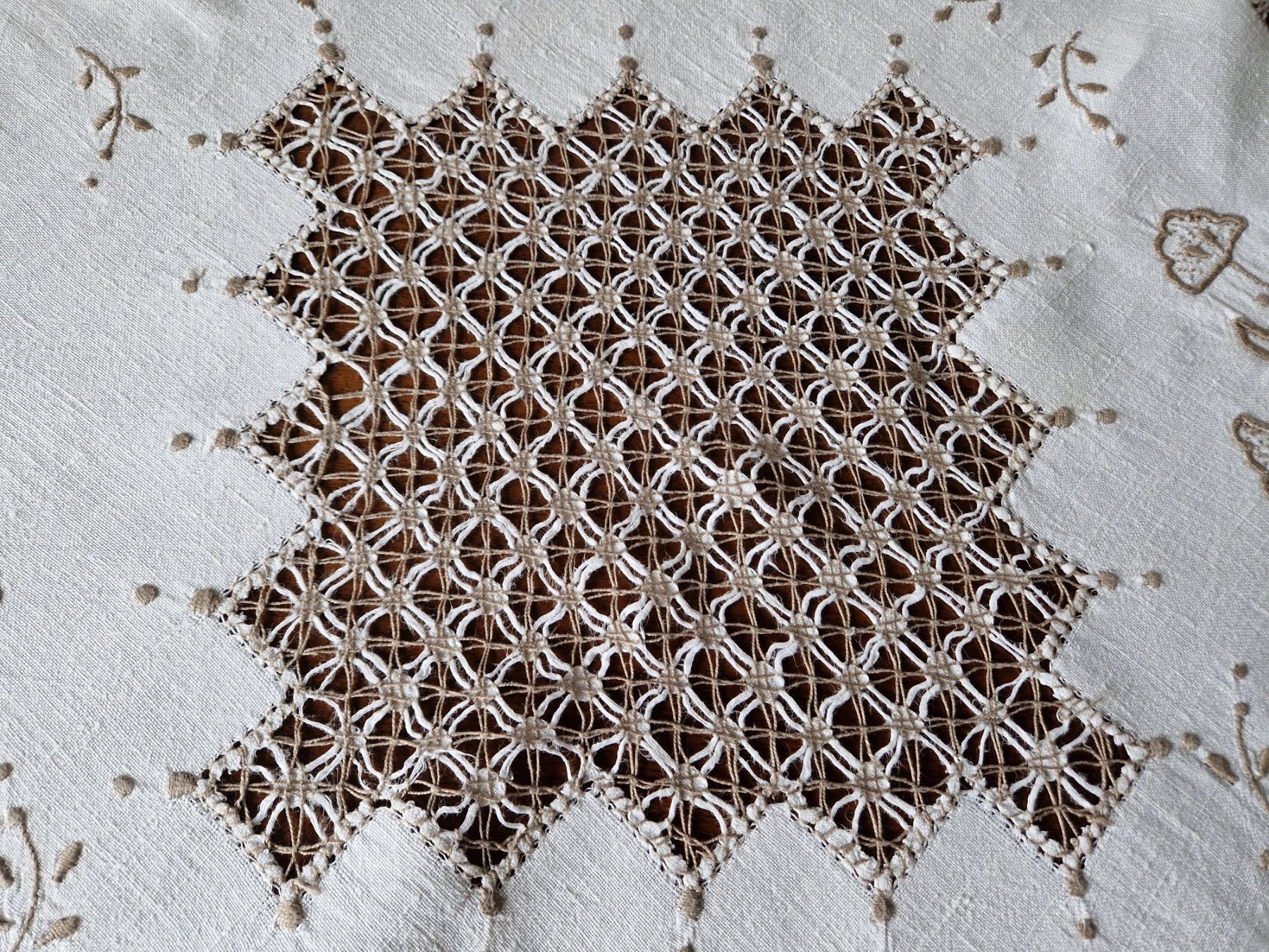 Altra biancheria da tavola: Kleine Tischdecke , Handarbeit – Nuovo (secondo la descrizione) da Bern venduto da Antikbatik 6