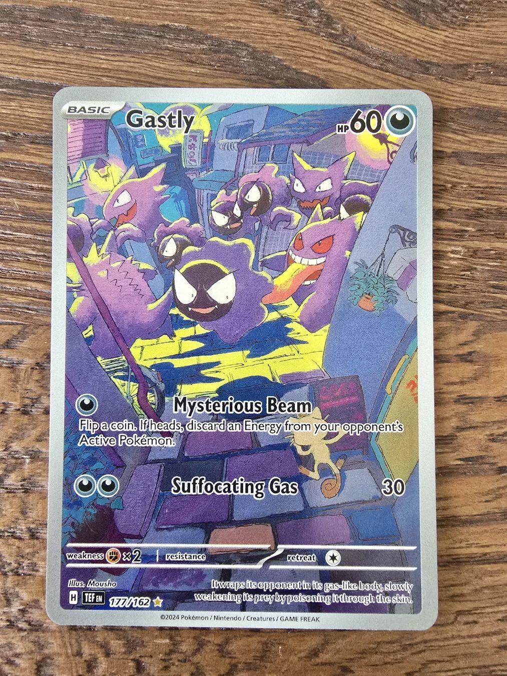 Pokémon Sammelbilder & Trading cards: Gastly TEF 177/162 NM – Neu (gemäss Beschreibung) aus Chézard-St-Martin von arkanges25