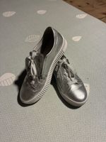 Gabor Sneaker silberfarben Grösse 8 (42) fast neu