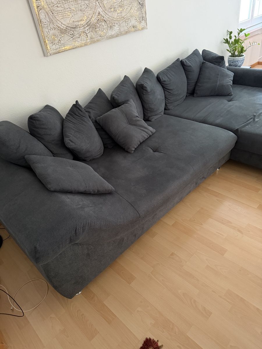 Sofas: Ecksofa Anthrazit Stoff Gebraucht – Gebraucht aus Uzwil von ste_7qmm 1