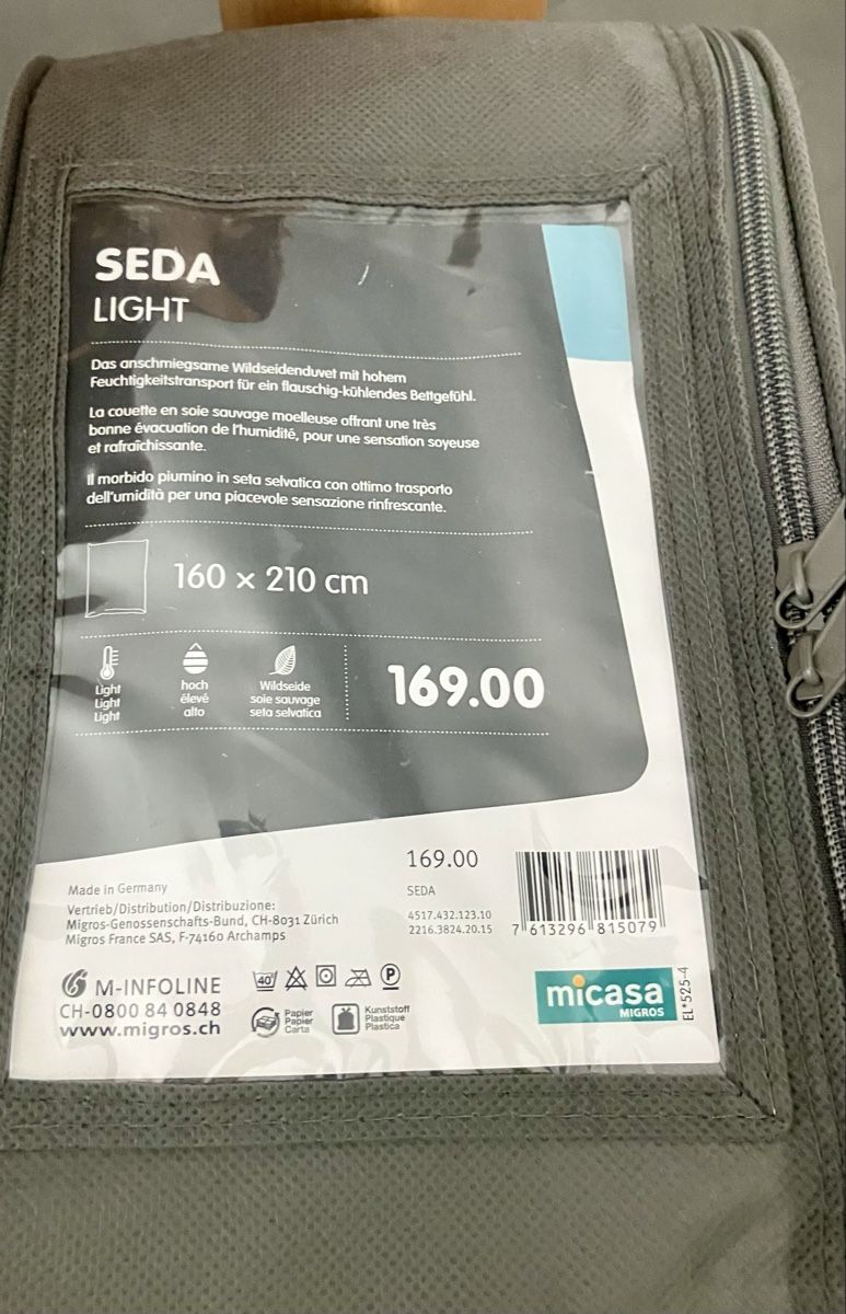 Micasa Couvertures: Neues Wildseidenduvet von Micasa – Neuf (Voir description) à Uster par Maissen77