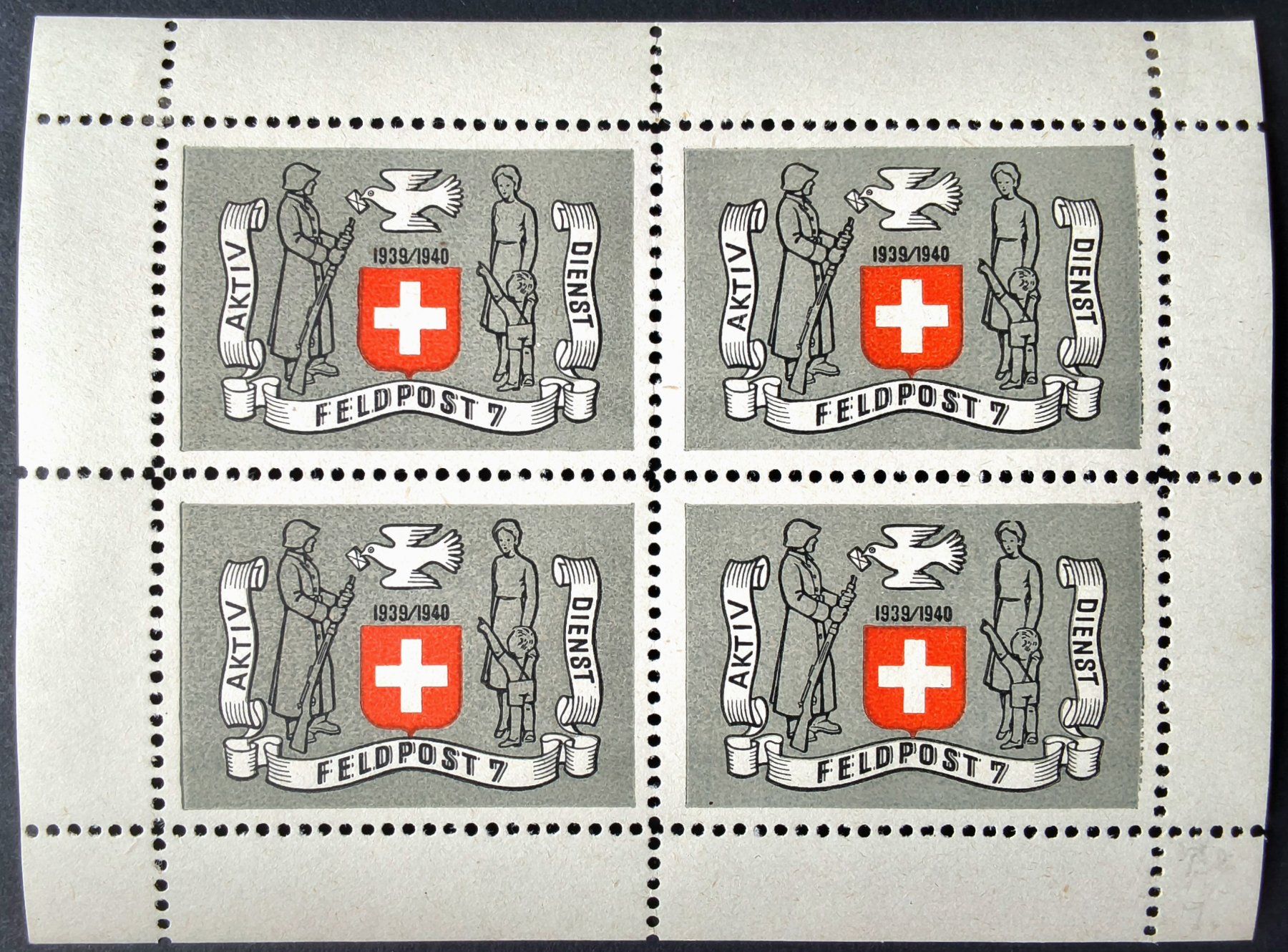 Tutti i francobolli: Feldpost 7, 2.WK, Wi FP 6-3 – Usato da Niederuzwil venduto da LichtPhil