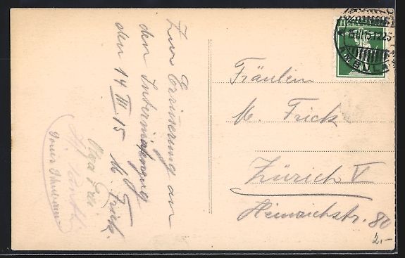 Cartoline postali: AK Genève, Le Kursaal, 1915 – Usato da Berlin venduto da bartko-reher 1
