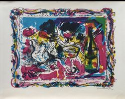 Hassebrauk Lithographie / Sehr selten