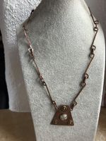 Kupferkette mit Anhänger Unikat Handarbeit CH Designer