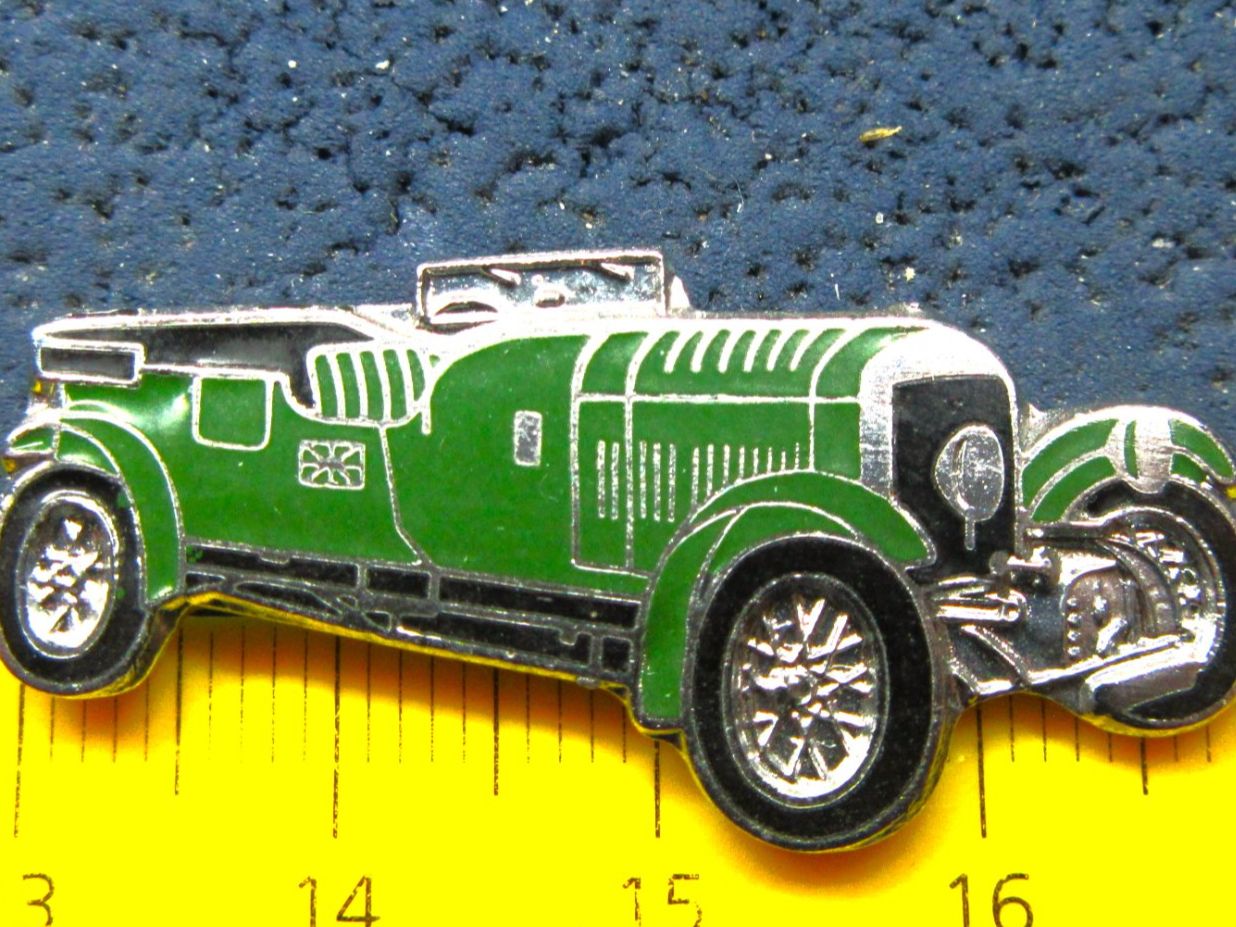 Bentley Placchette & Badge: BENTLEY 4,5L "BLOWER" PG-RACING PIN ENAMEL – Usato da Ettingen venduto da Hausi4711 1