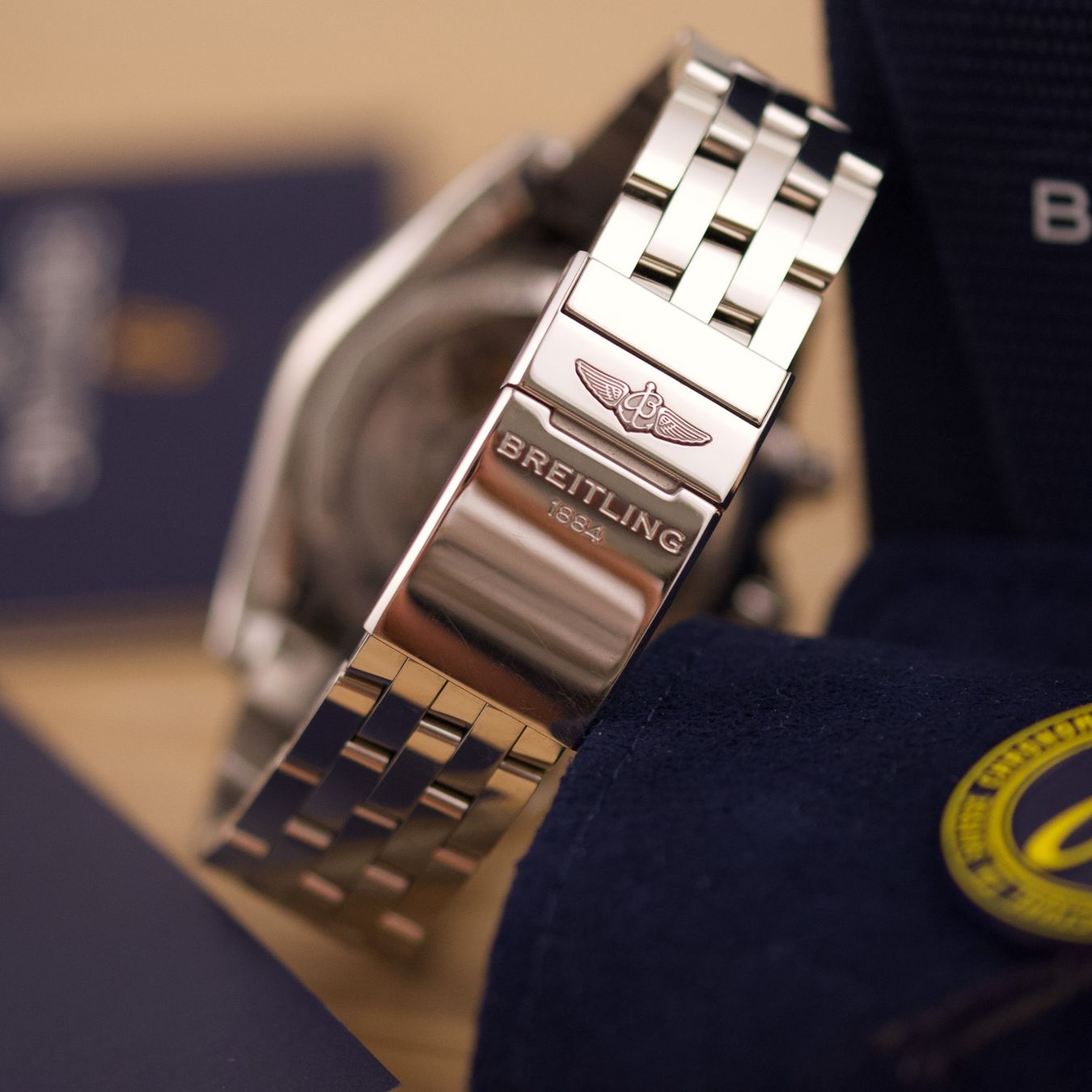Breitling Orologi: Breitling Chronomat Blue Shell Ltd/ AB01153/ 2022 / Full Set – Usato da Luzern venduto da PrimeSwissTime 7