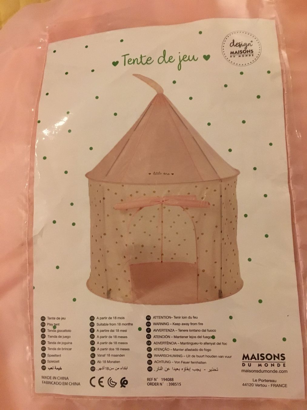 Alri letti & mobili per bambini: Rosa Tent Zelt Kinderzimmer – Usato da Zürich venduto da VorlonShadow 2