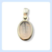 Rosenquarz Kette Anhänger Silber 925