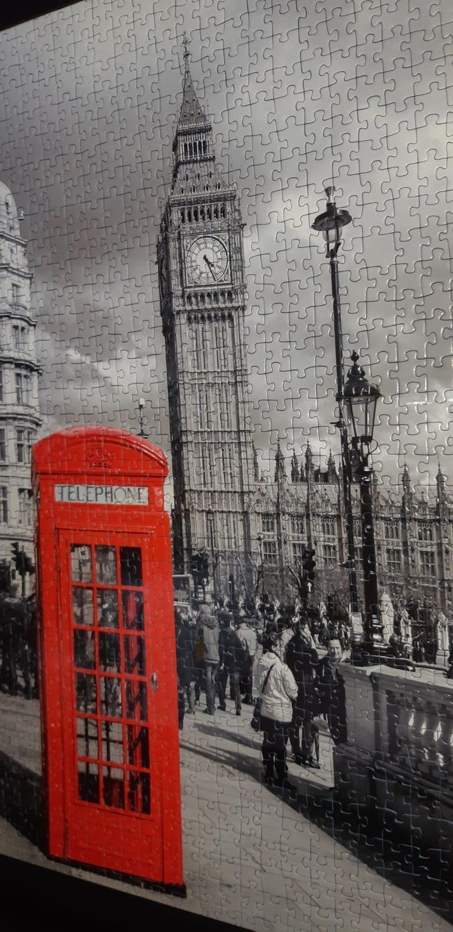 Puzzle: Big Ben - Telefonzelle – Usato da Rüedisbach venduto da Cajamarca 1