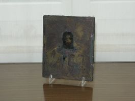 Alte Ikone mit starker Patina