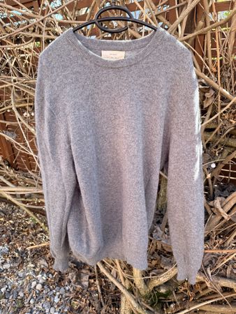 Pull Zara Origins Gris, Taille L