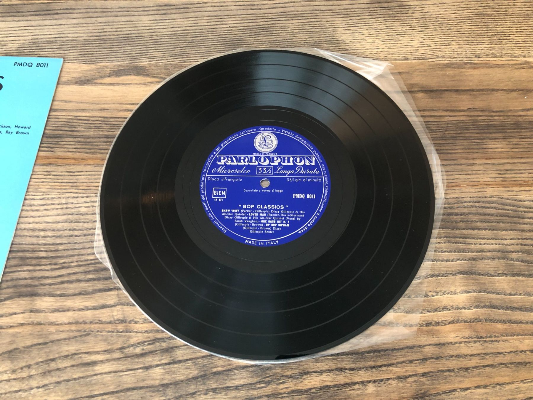 Dischi in vinile: LP Bop Classics Jazz Italien 1956 – Usato da Berg am Irchel venduto da Zweiti_Chance 2