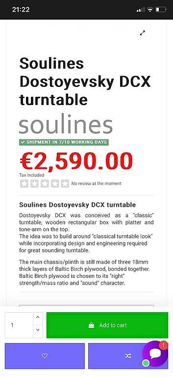 Giradischi: Platine vinyle Soulines  – Usato da Randogne venduto da emmersom 4