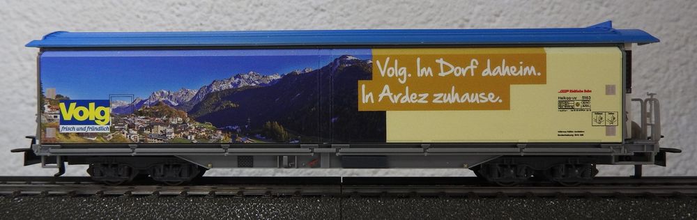 Bemo 2288164 - Gedeckter Güterwagen Haikqq-uy 5164, RhB, Ep.VI 'Volg